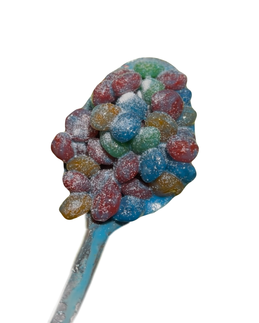 SOUR BLUE RASPBERRY GUSHERS 🌀🍋‍🟩